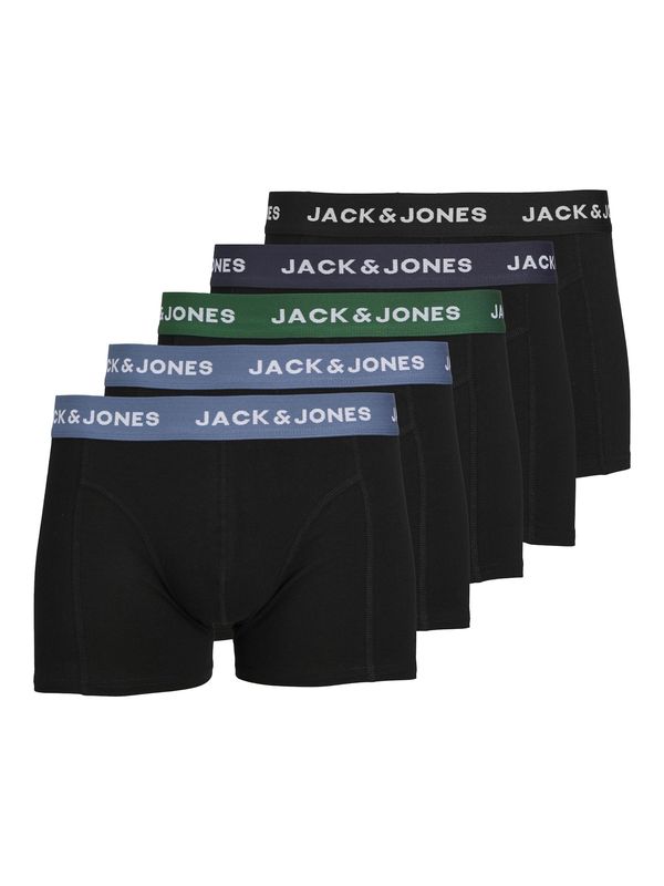 JACK & JONES JACK & JONES Bokserice 'Solid'  golublje plava / travnato zelena / ljubičasta / crna