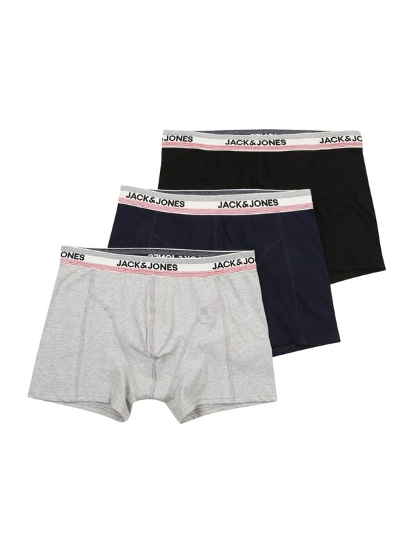 JACK & JONES JACK & JONES Bokserice  tamno plava / svijetlosiva / miks boja / svijetloroza / crna