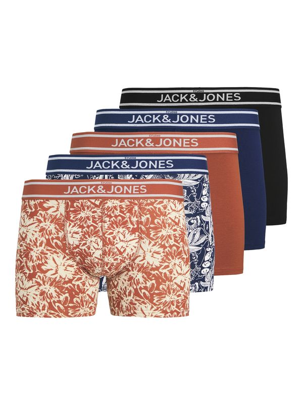 JACK & JONES JACK & JONES Bokserice  tamno plava / tamno narančasta / crna / bijela