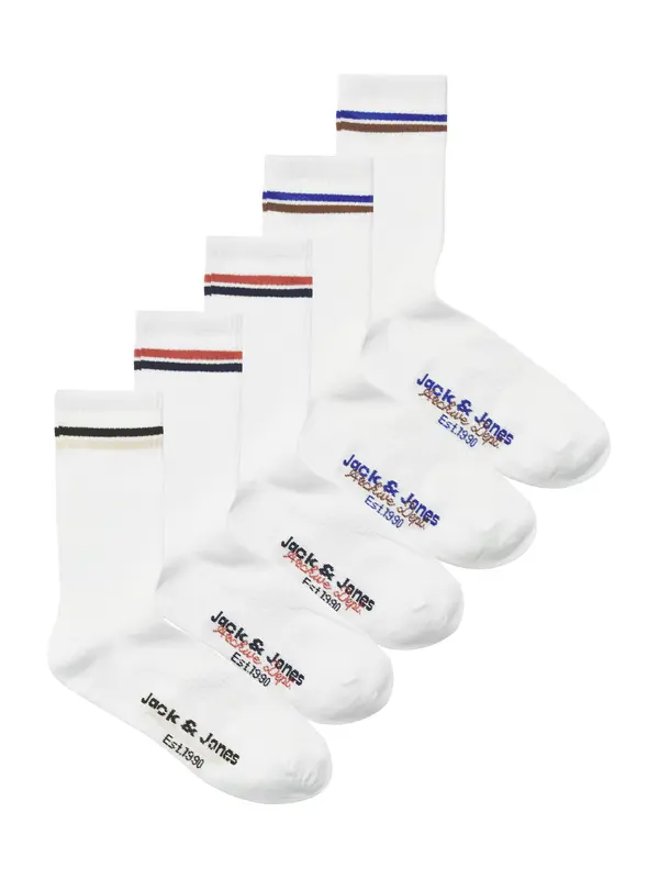 JACK & JONES JACK & JONES Čarape 'JACBOSTON'  tamno plava / čokolada / crna / bijela