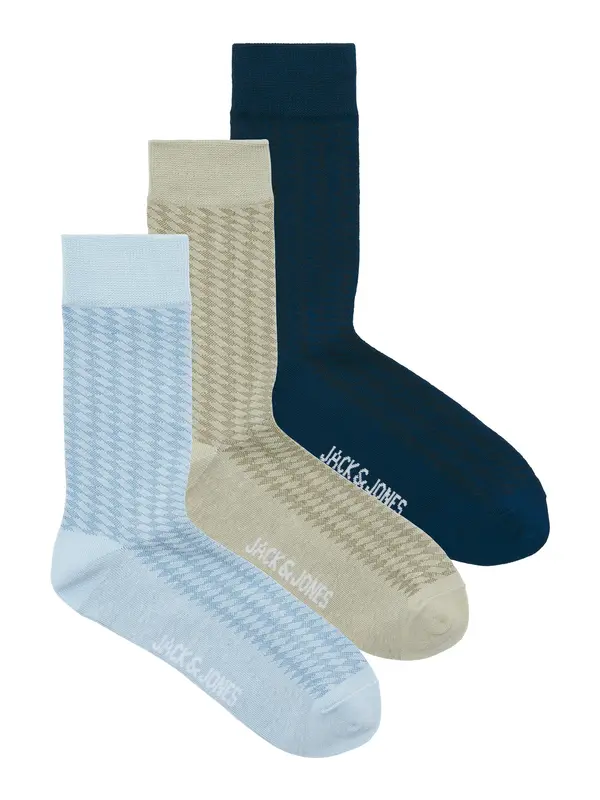 JACK & JONES JACK & JONES Čarape 'JACDIAMOND'  noćno plava / svijetloplava / kaki / bijela