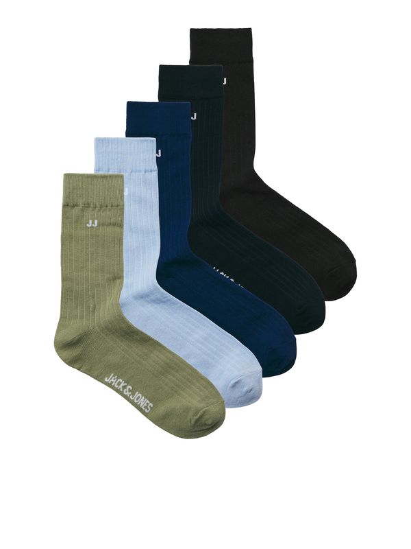 JACK & JONES JACK & JONES Čarape 'JACJJ'  mornarsko plava / pastelno plava / tamno plava / maslinasta
