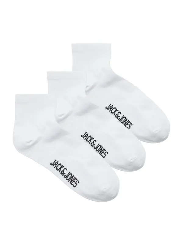 JACK & JONES JACK & JONES Čarape 'JACLEON'  crna / bijela