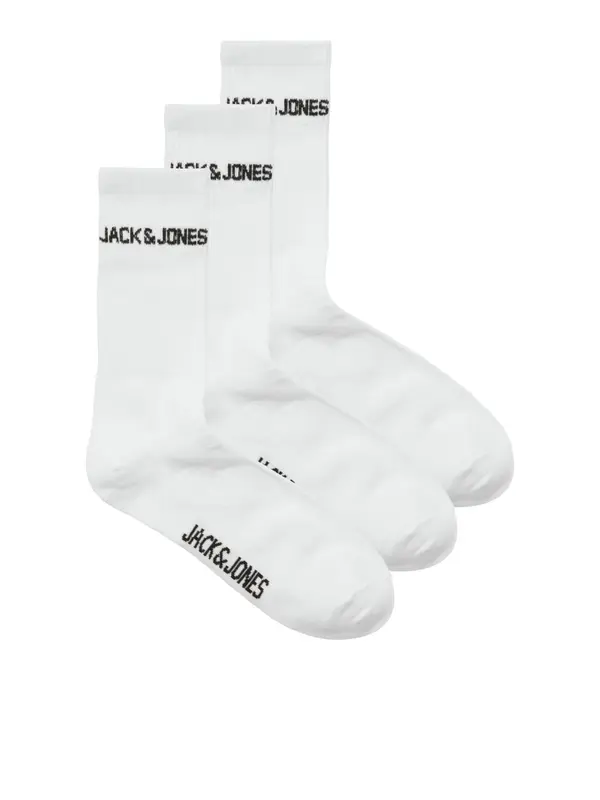 JACK & JONES JACK & JONES Čarape 'JACMELVIN'  crna / bijela