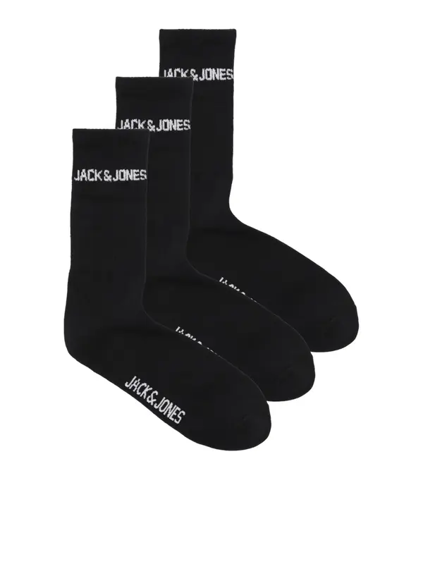 JACK & JONES JACK & JONES Čarape 'JACMELVIN'  crna / bijela