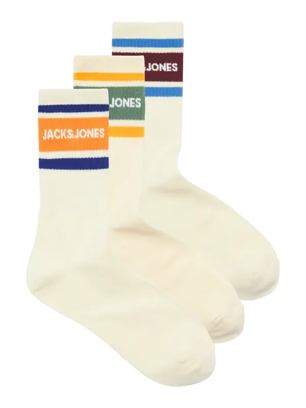 JACK & JONES JACK & JONES Čarape 'JACNICE'  boja pijeska / plava / zelena / narančasta