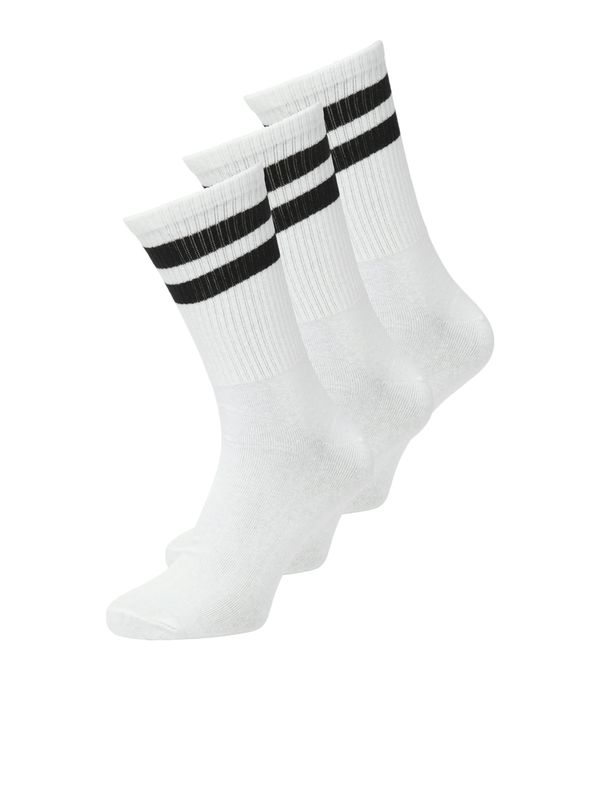 JACK & JONES JACK & JONES Čarape 'TRAVIS'  crna / bijela