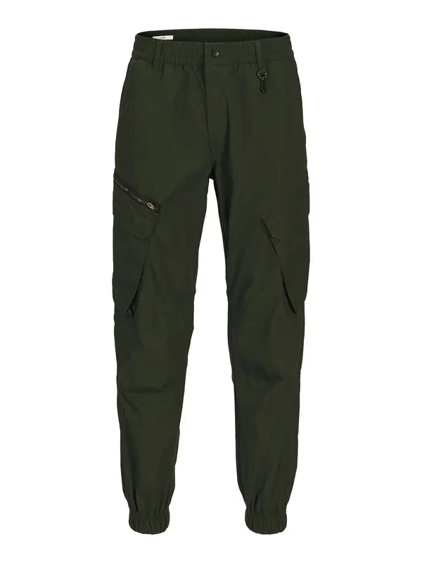 JACK & JONES JACK & JONES Cargo hlače 'JPSTKANE ELLIOT'  tamno zelena