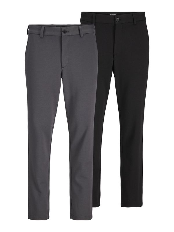 JACK & JONES JACK & JONES Chino hlače  antracit siva / crna