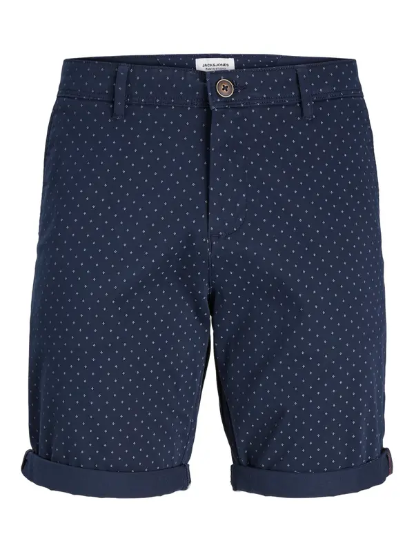 JACK & JONES JACK & JONES Chino hlače 'Bowie'  mornarsko plava / bijela