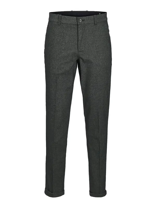 JACK & JONES JACK & JONES Chino hlače 'JPSTACE JJHENRY'  svijetlosiva / crna