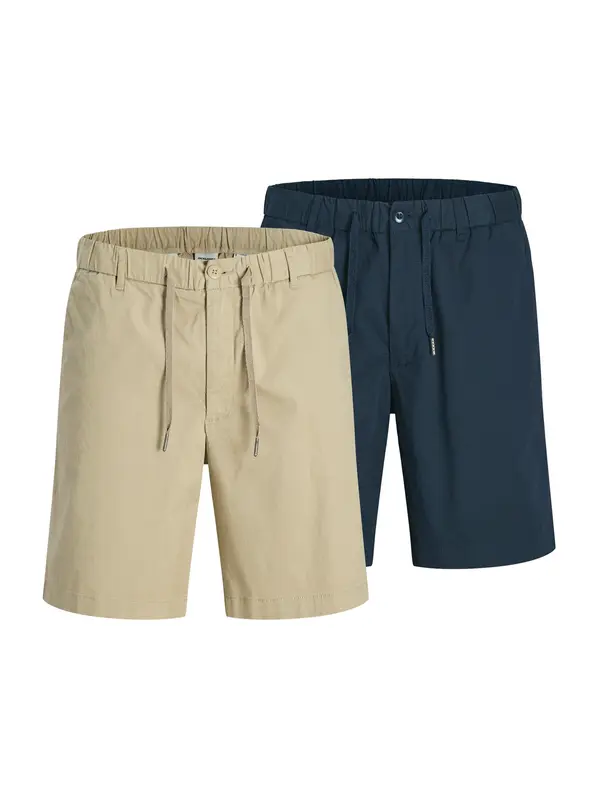 JACK & JONES JACK & JONES Chino hlače 'JPSTJAIDEN ROCCO'  sivkasto bež / mornarsko plava