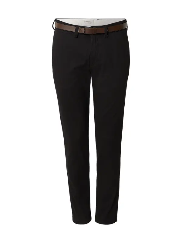 JACK & JONES JACK & JONES Chino hlače 'JPSTMARCO ADAM'  crna