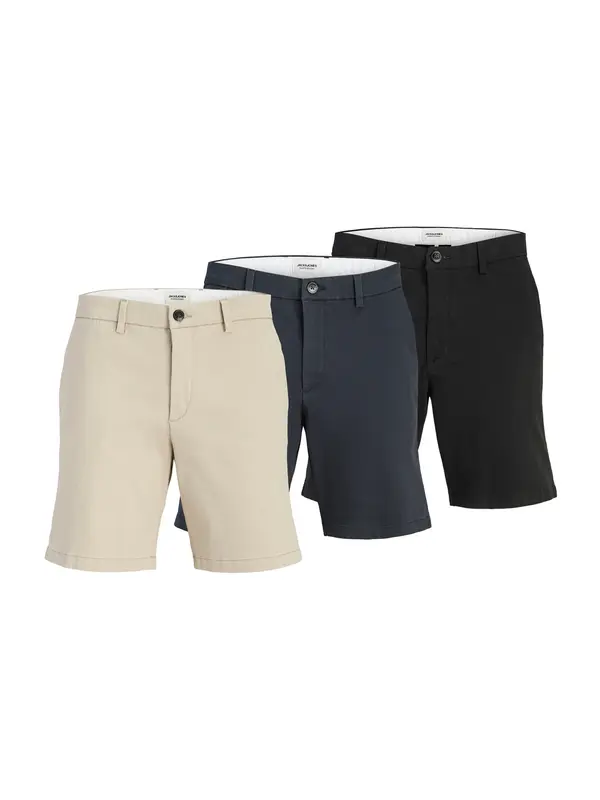 JACK & JONES JACK & JONES Chino hlače 'JPSTMARCO DYLAN'  bež / mornarsko plava / crna