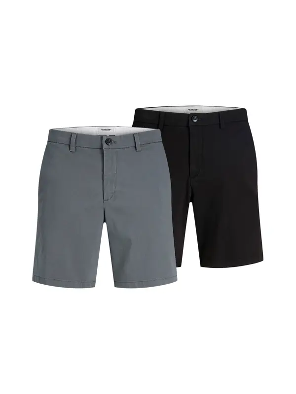 JACK & JONES JACK & JONES Chino hlače 'JPSTMarco Dylan'  siva / crna