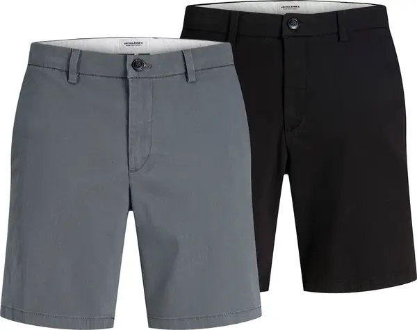 JACK & JONES JACK & JONES Chino hlače 'JPSTMARCO DYLAN'  siva / crna
