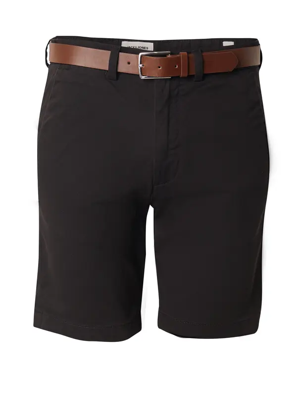 JACK & JONES JACK & JONES Chino hlače 'JPSTMARCO FRANCO'  crna