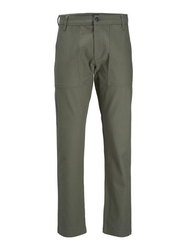 JACK & JONES JACK & JONES Chino hlače 'Royal Workwear'  maslinasta