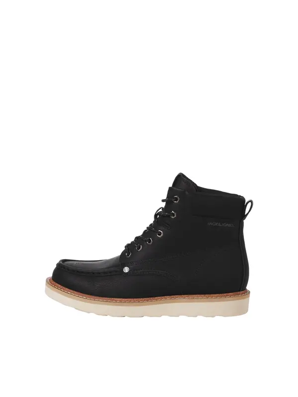 JACK & JONES JACK & JONES Čizme na vezanje 'JFWARCHWAY'  antracit siva