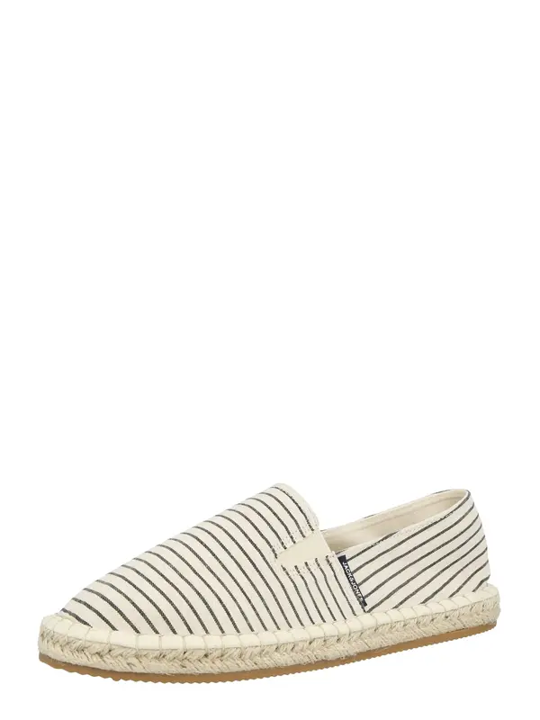 JACK & JONES JACK & JONES Espadrile 'JFWREGENT'  crna / bijela