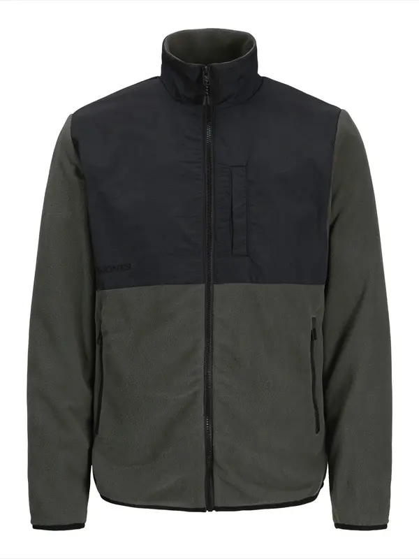 JACK & JONES JACK & JONES Flis jakna 'JWHMARVIN'  antracit siva / crna