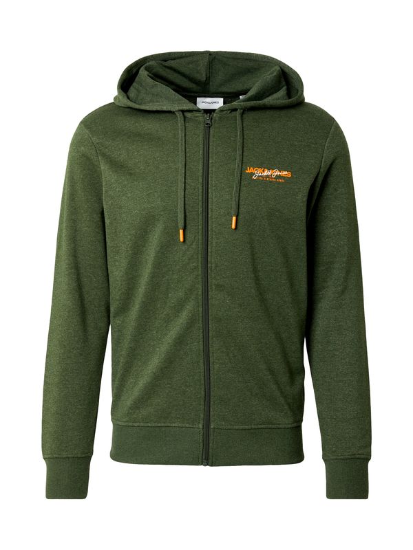 JACK & JONES JACK & JONES Gornji dio trenirke 'ALVIS'  tamno zelena