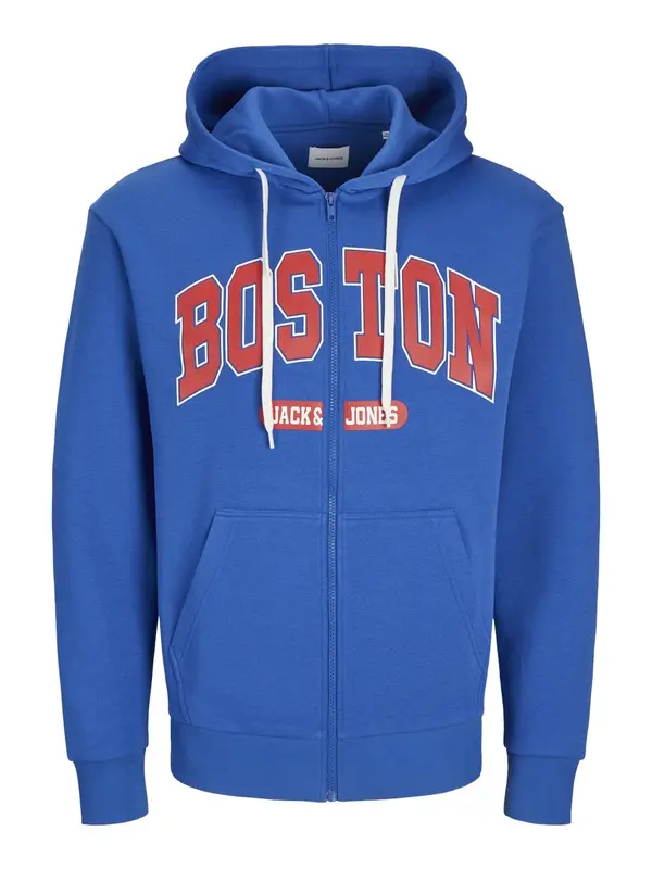 JACK & JONES JACK & JONES Gornji dio trenirke 'Bradley'  plava / crvena / bijela