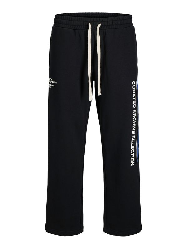 JACK & JONES JACK & JONES Hlače  crna / prljavo bijela