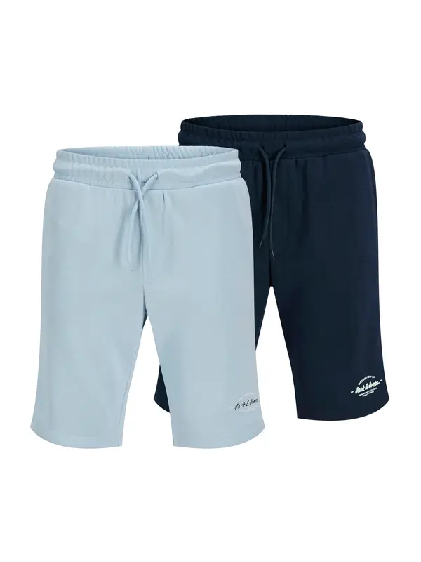JACK & JONES JACK & JONES Hlače 'JPSTGORDON BRANDON'  svijetloplava / tamno plava / menta / bijela
