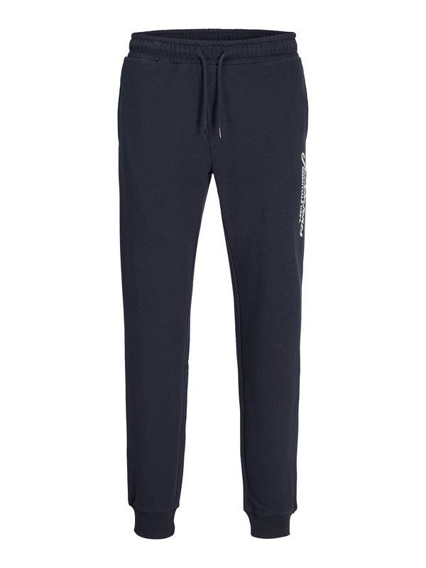 JACK & JONES JACK & JONES Hlače 'JPSTGORDON'  noćno plava / bijela