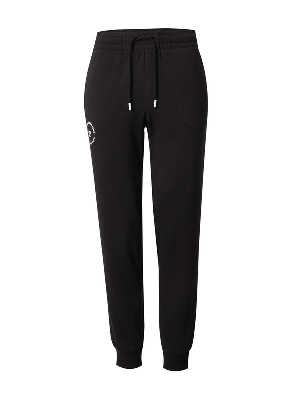 JACK & JONES JACK & JONES Hlače 'JPSTGORDON SIMON'  crna / bijela