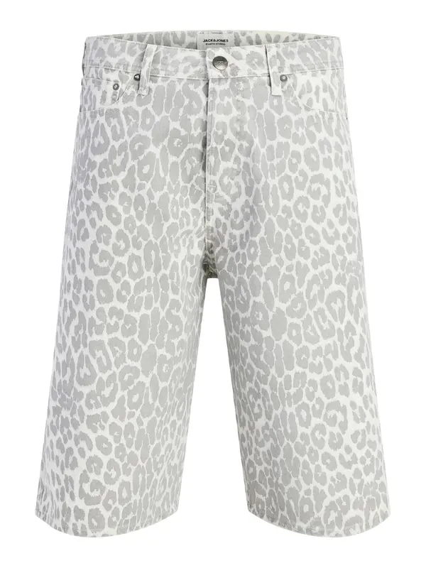 JACK & JONES JACK & JONES Hlače 'JPSTOwen Roy'  svijetlosiva / bijela