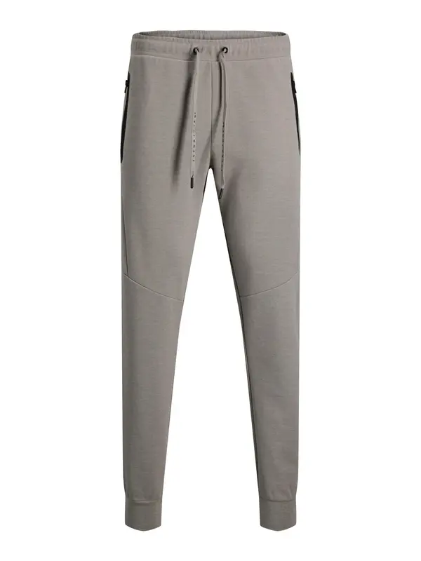 JACK & JONES JACK & JONES Hlače 'JPSTWill JJFusion'  siva / crna
