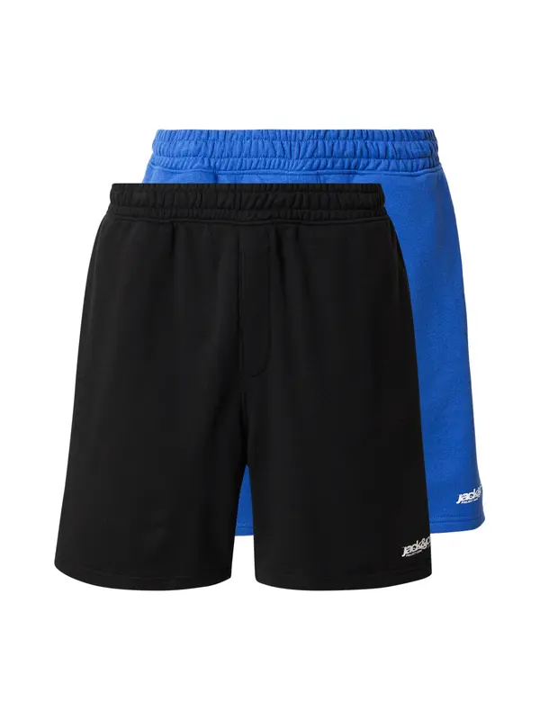 JACK & JONES JACK & JONES Hlače 'JWHKARL'  kraljevsko plava / crna