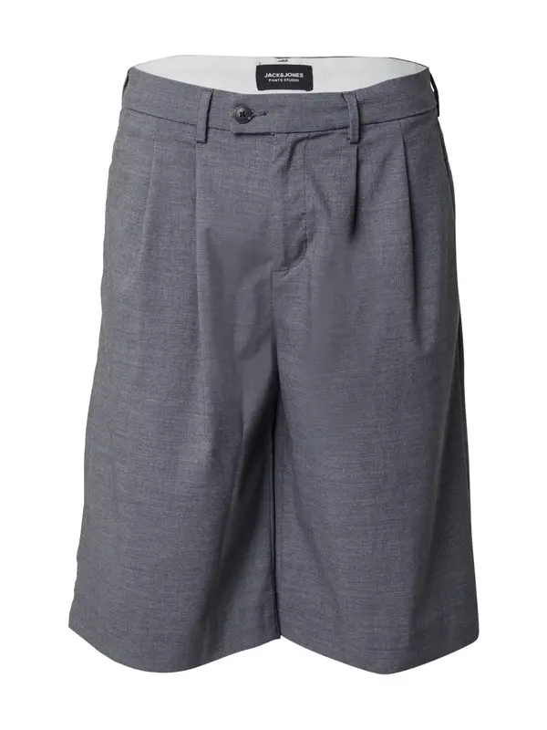 JACK & JONES JACK & JONES Hlače s naborima 'JPSTBILL'  siva