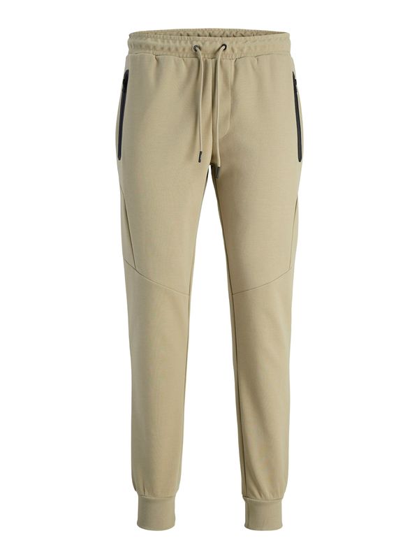 JACK & JONES JACK & JONES Hlače  taupe siva / crna