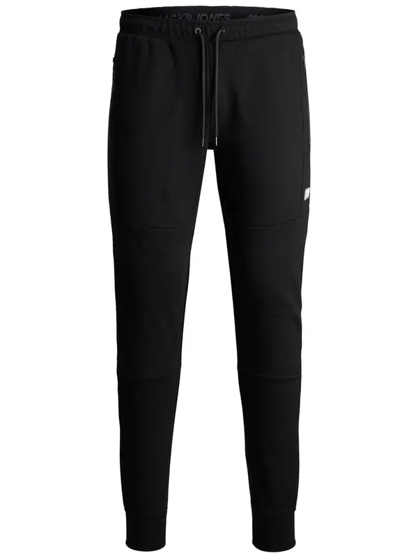 JACK & JONES JACK & JONES Hlače 'Will'  crna / bijela