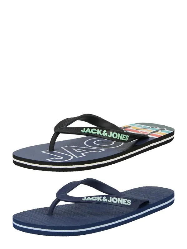 JACK & JONES JACK & JONES Japanke  mornarsko plava / tirkiz / crna