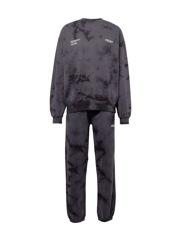 JACK & JONES JACK & JONES Jogging komplet  antracit siva / tamo siva / bijela