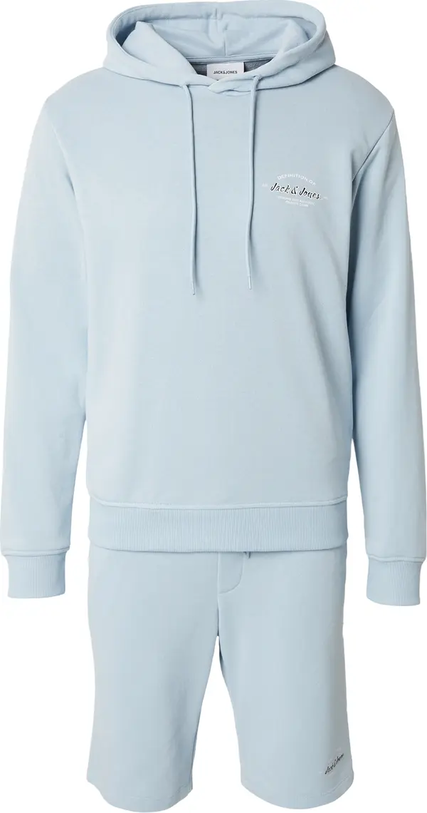 JACK & JONES JACK & JONES Jogging komplet 'JJBRANDON'  svijetloplava / crna / bijela