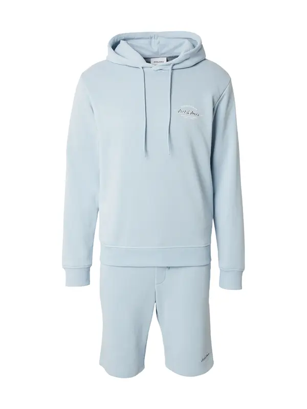 JACK & JONES JACK & JONES Jogging komplet 'JJBRANDON'  svijetloplava / crna / bijela