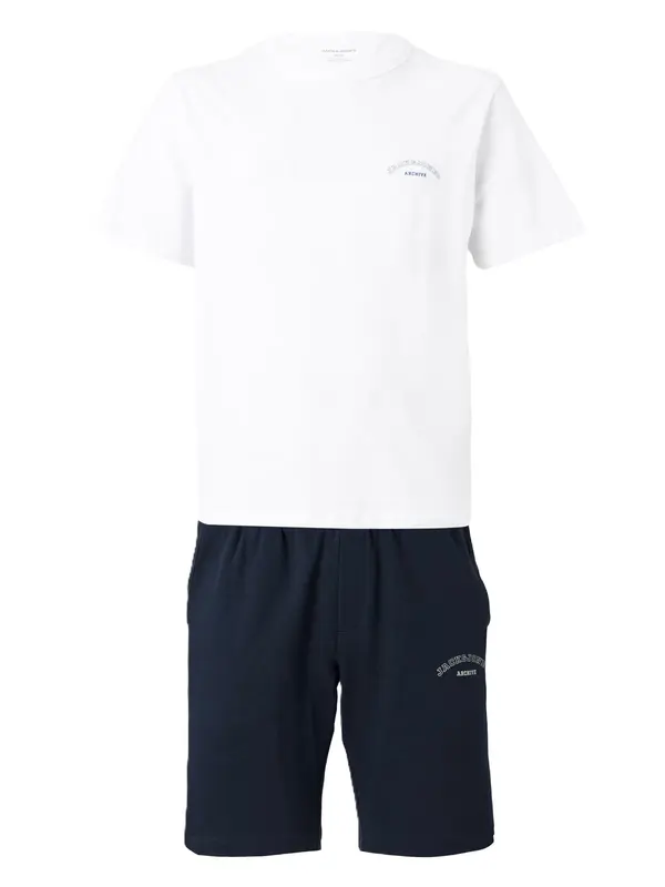 JACK & JONES JACK & JONES Jogging komplet 'JJCOLLEGE'  tamno plava / bijela