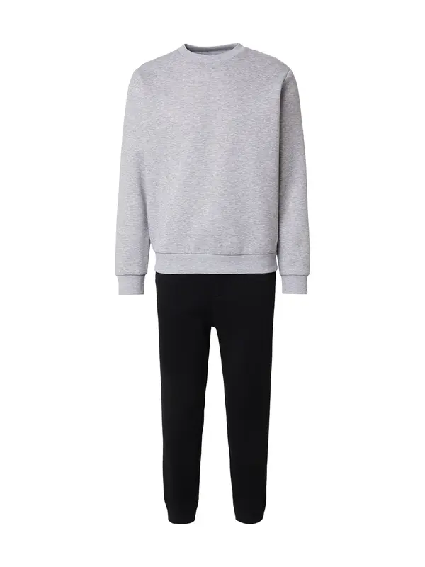 JACK & JONES JACK & JONES Jogging komplet 'JJEBRADLEY'  siva / crna