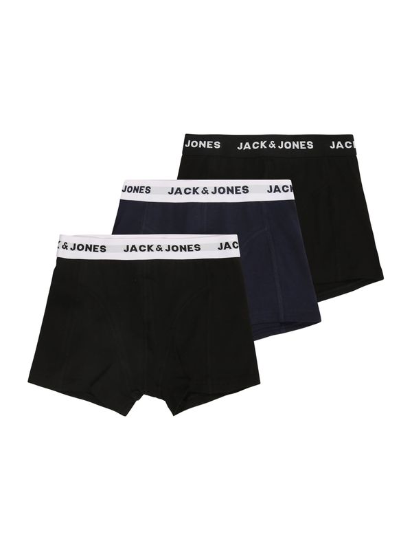 Jack & Jones Junior Jack & Jones Junior Gaće 'JACBASIC'  svijetlosiva / crna / bijela