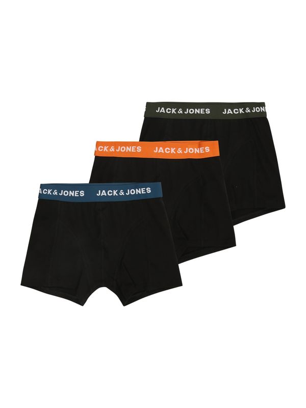 Jack & Jones Junior Jack & Jones Junior Gaće 'JACCLOR'  tamno plava / tamno narančasta / crna / bijela