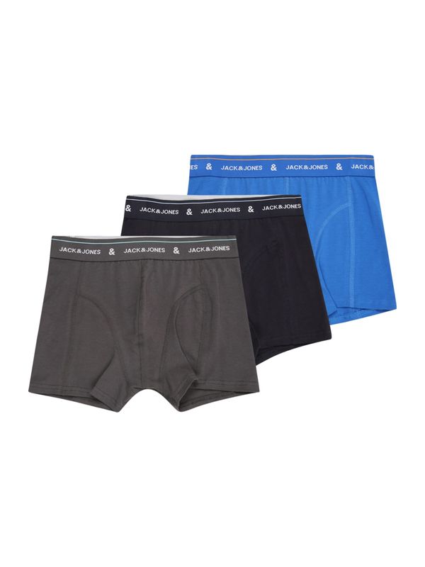 Jack & Jones Junior Jack & Jones Junior Gaće 'JACRON'  noćno plava / antracit siva / crna