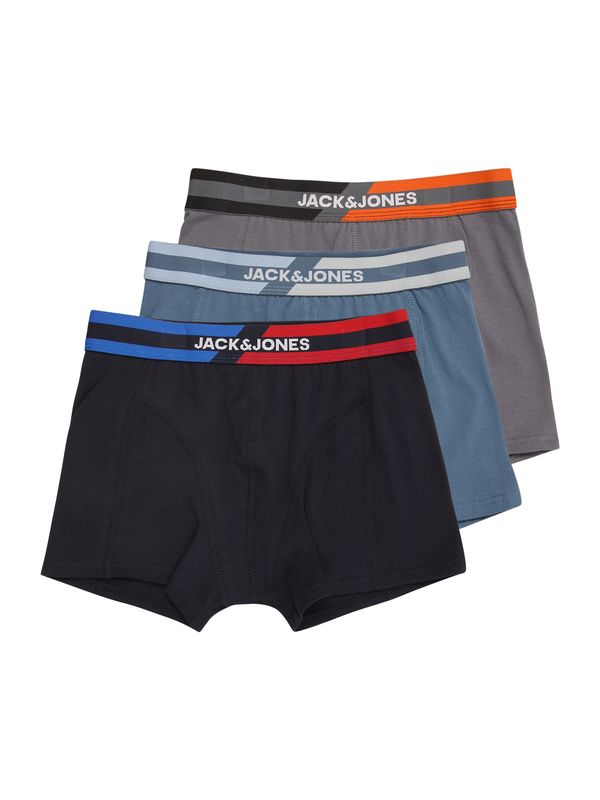 Jack & Jones Junior Jack & Jones Junior Gaće 'JACSTEVE'  morsko plava / nebesko plava / siva / tamno narančasta