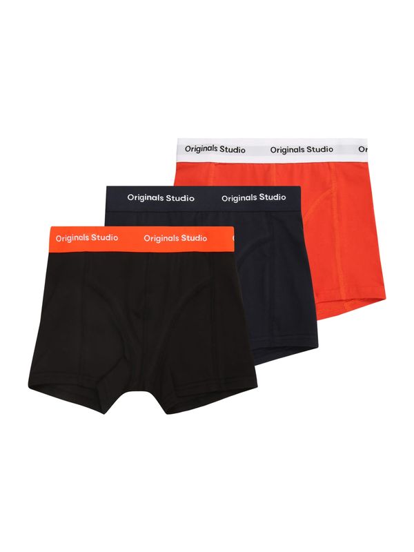 Jack & Jones Junior Jack & Jones Junior Gaće 'JACVESTERBRO'  mornarsko plava / narančasta / crna / bijela