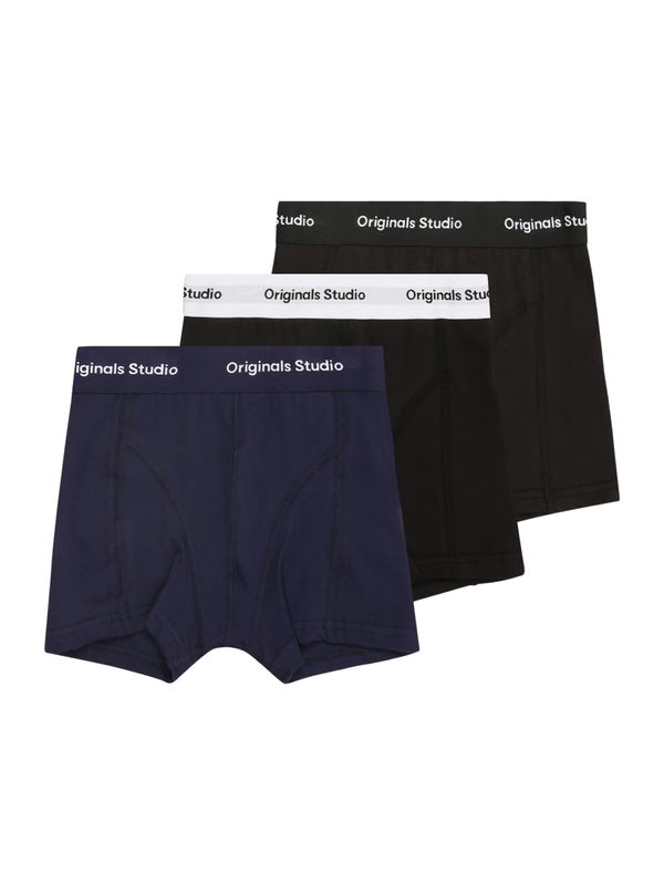 Jack & Jones Junior Jack & Jones Junior Gaće 'JJVesterbro'  mornarsko plava / crna / bijela