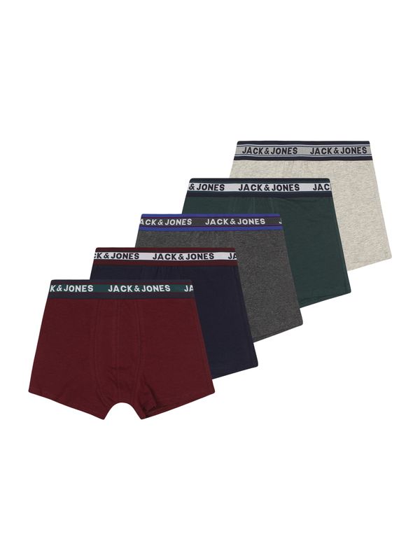 Jack & Jones Junior Jack & Jones Junior Gaće  mornarsko plava / tamo siva / tamno zelena / boja vina